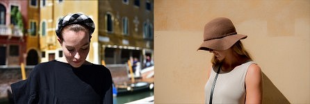 Street style in Venice during the 72th Mostra 