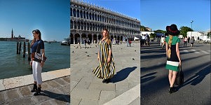 Street style in Venice during the 72th Mostra 
