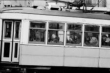 Visage dans le tramway 15, 2014. 